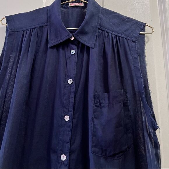 Organic John Patrick sleeveless night gown - Picture 3 of 8